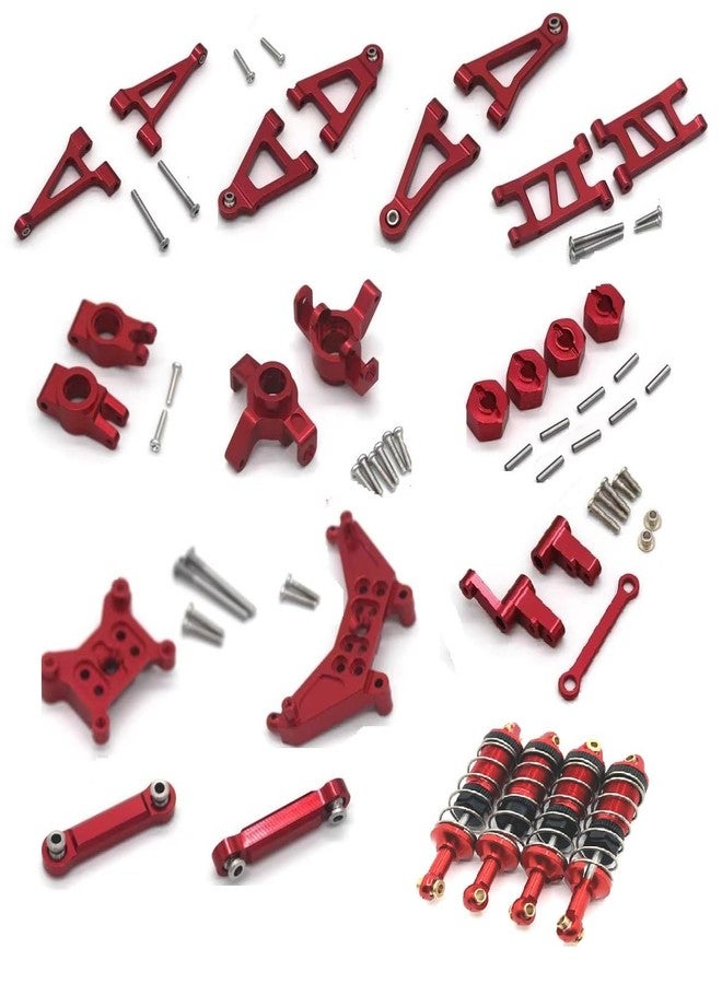 ZDingTech Upgrade Metal RC Parts for 1/14 MJX Hyper Go 14301 14302 Parts,for Hyper GO 14301 Upgrade Parts Upgrade All Metal Kit 12-in-1 - Image 1